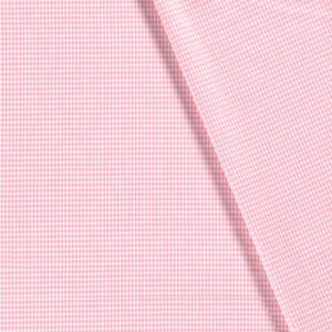 Popeline mini vichy rose