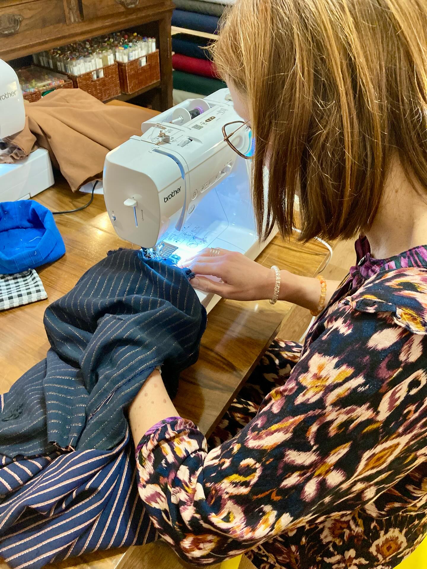 Cours de couture à la boutique Palatine à Equeurdreville proche Cherbourg en Cotentin