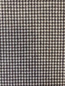 Lainage pied de poule beige marron