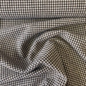 Lainage pied de poule beige marron