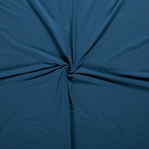 French Terry bleu paon