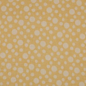 Double gaze jaune à pois