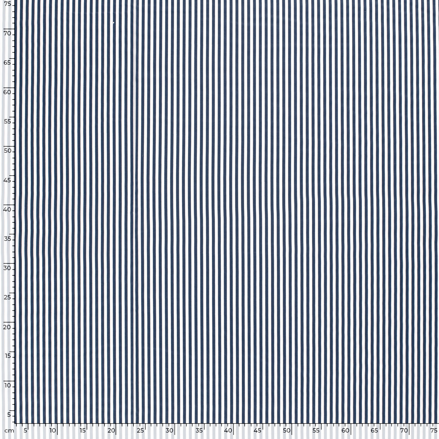 Popeline rayures marines et blanches – Image 5