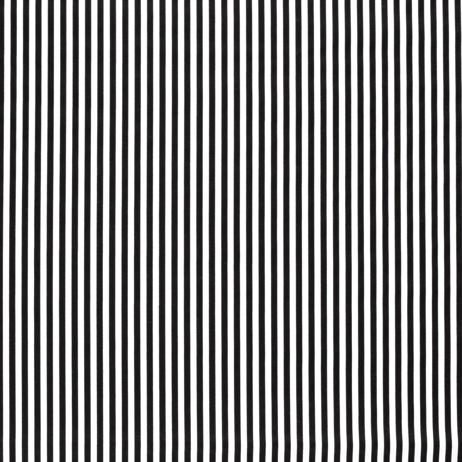 Popeline rayures noires et blanches