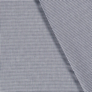 Popeline mini vichy bleu marine