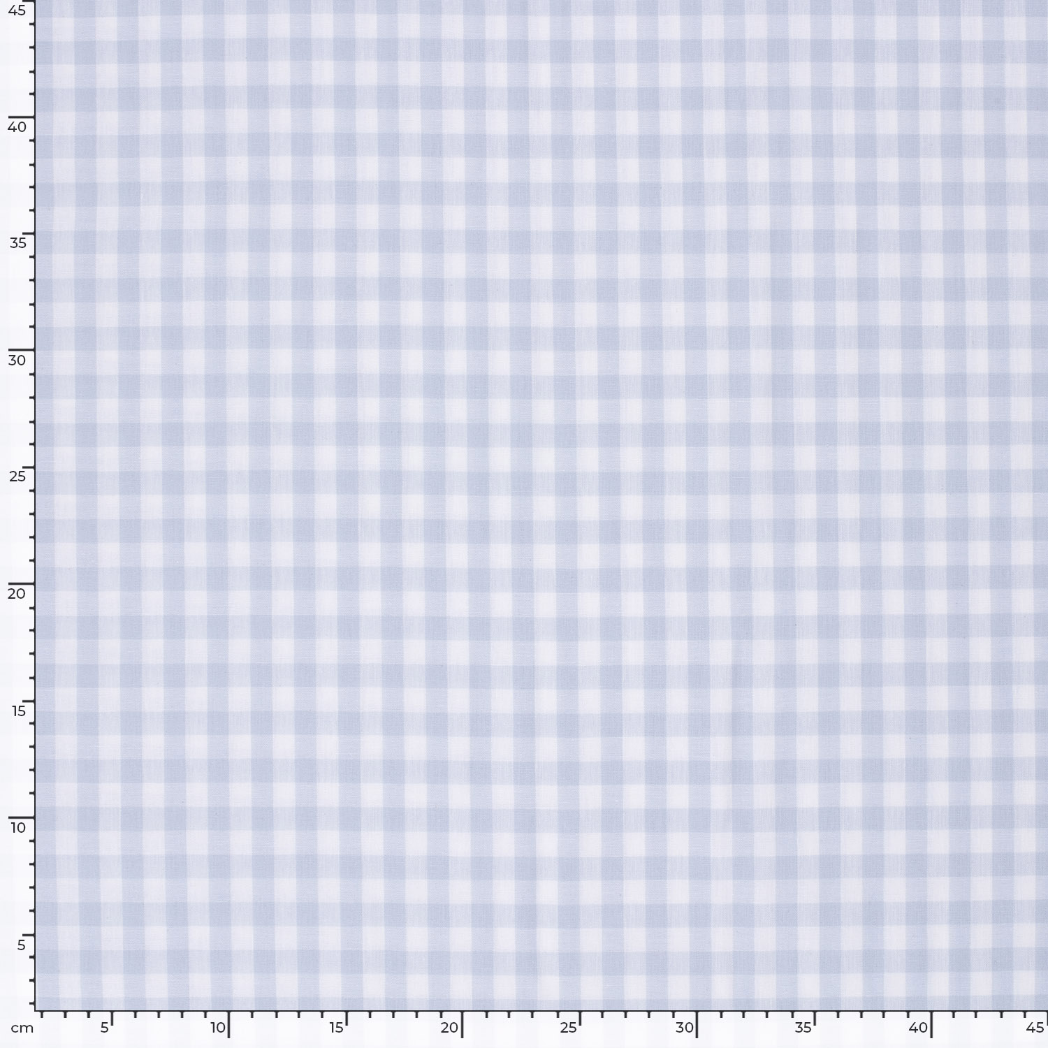 Popeline vichy bleu clair – Image 5