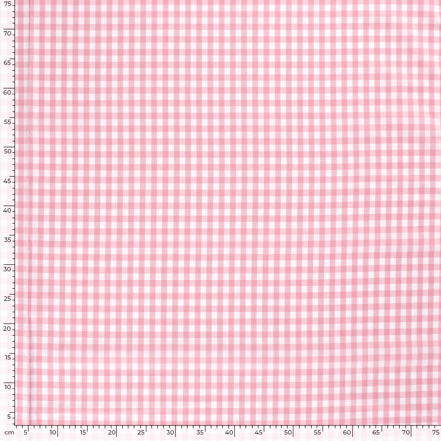 Popeline vichy rose – Image 5