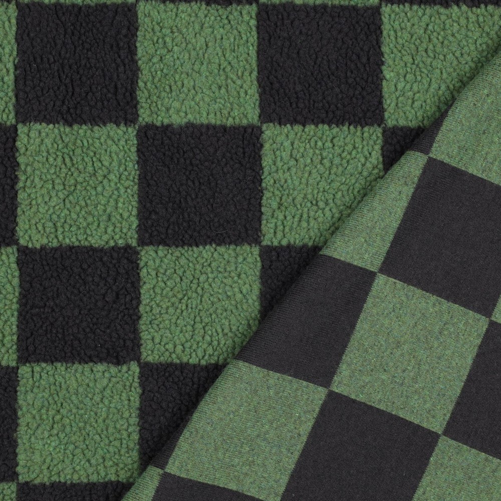 Sherpa carreaux verts – Image 4