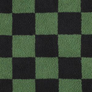 Sherpa carreaux verts