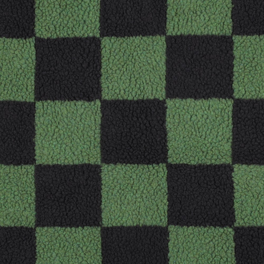 Sherpa carreaux verts