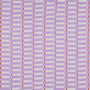 Coton indien géométrique lilas