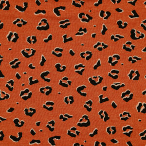 Sweat glitter léopard orange