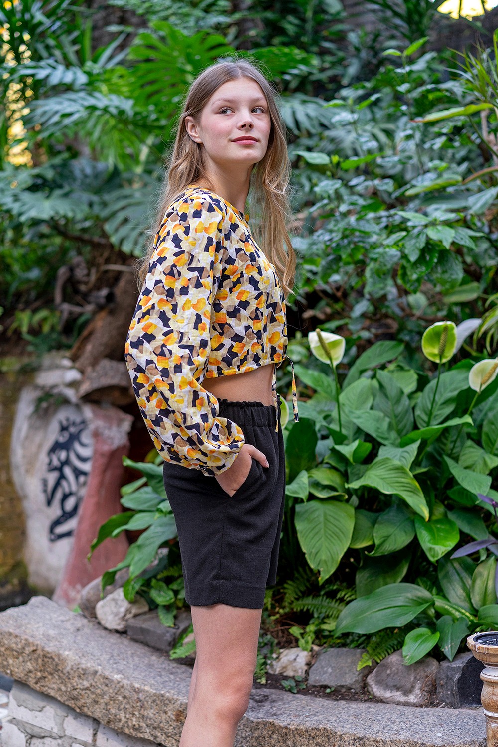 viscose lin noir – Image 7