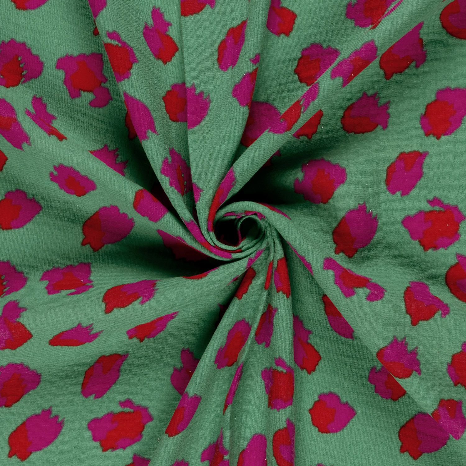 Double gaze leopard vert et rose – Image 2