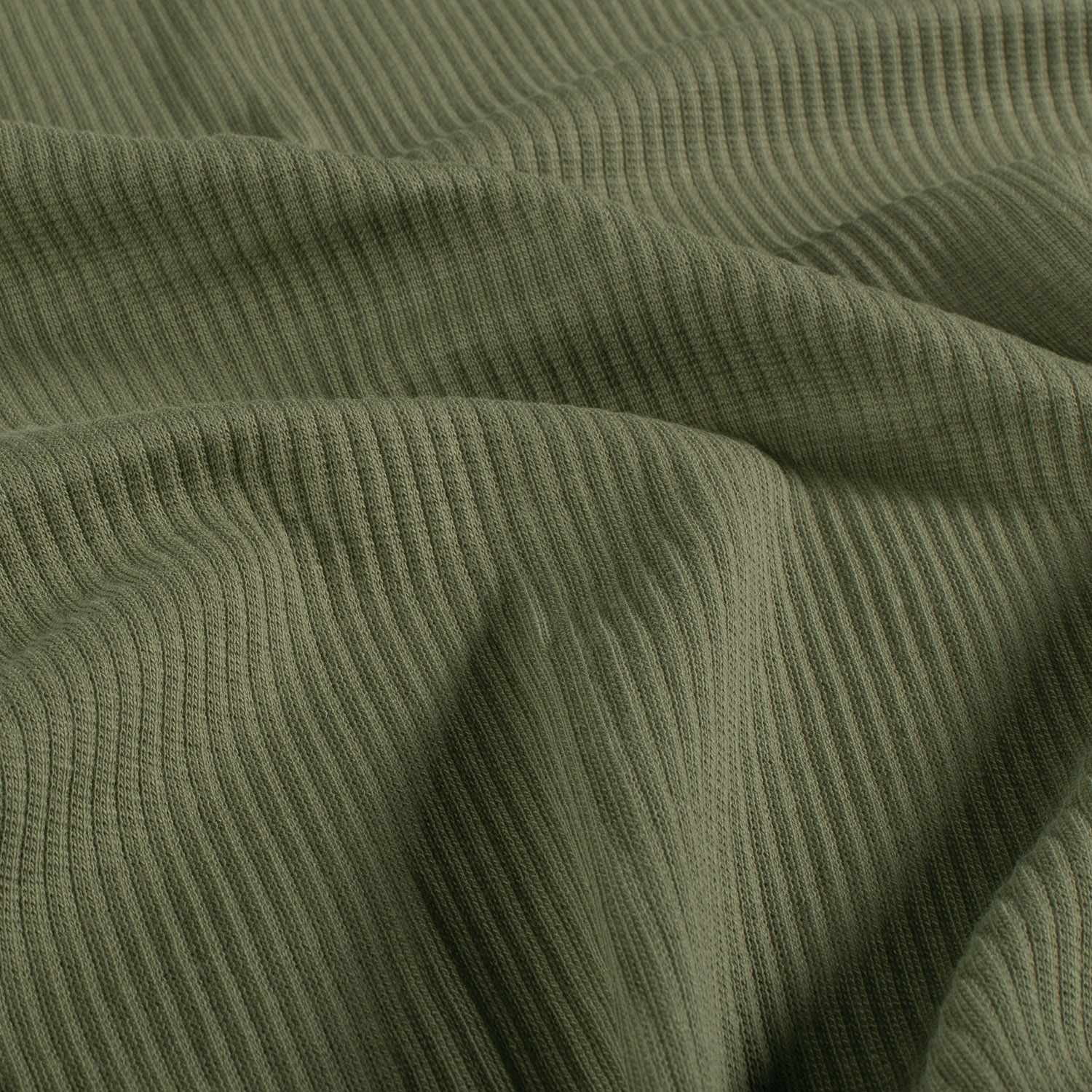 Jersey côtelé vert forêt