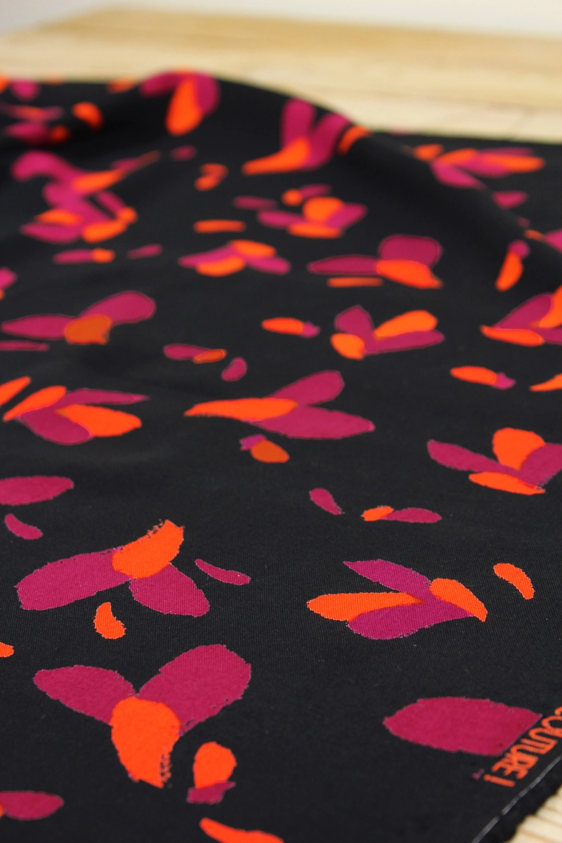 Viscose Pétali noir réglisse - Eglantine & Zoé – Image 4