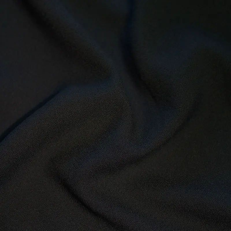 Crêpe de viscose noir réglisse - Eglantine & Zoé