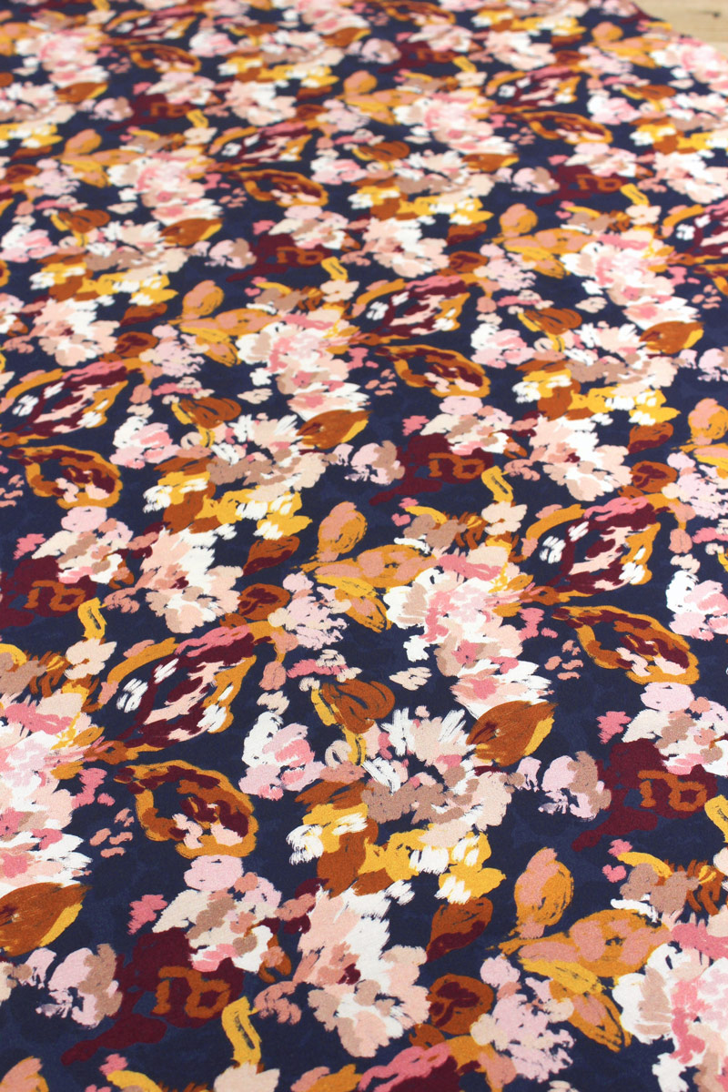 viscose Bella bleu indigo - Eglantine & Zoé