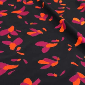 Viscose Pétali noir réglisse - Eglantine & Zoé