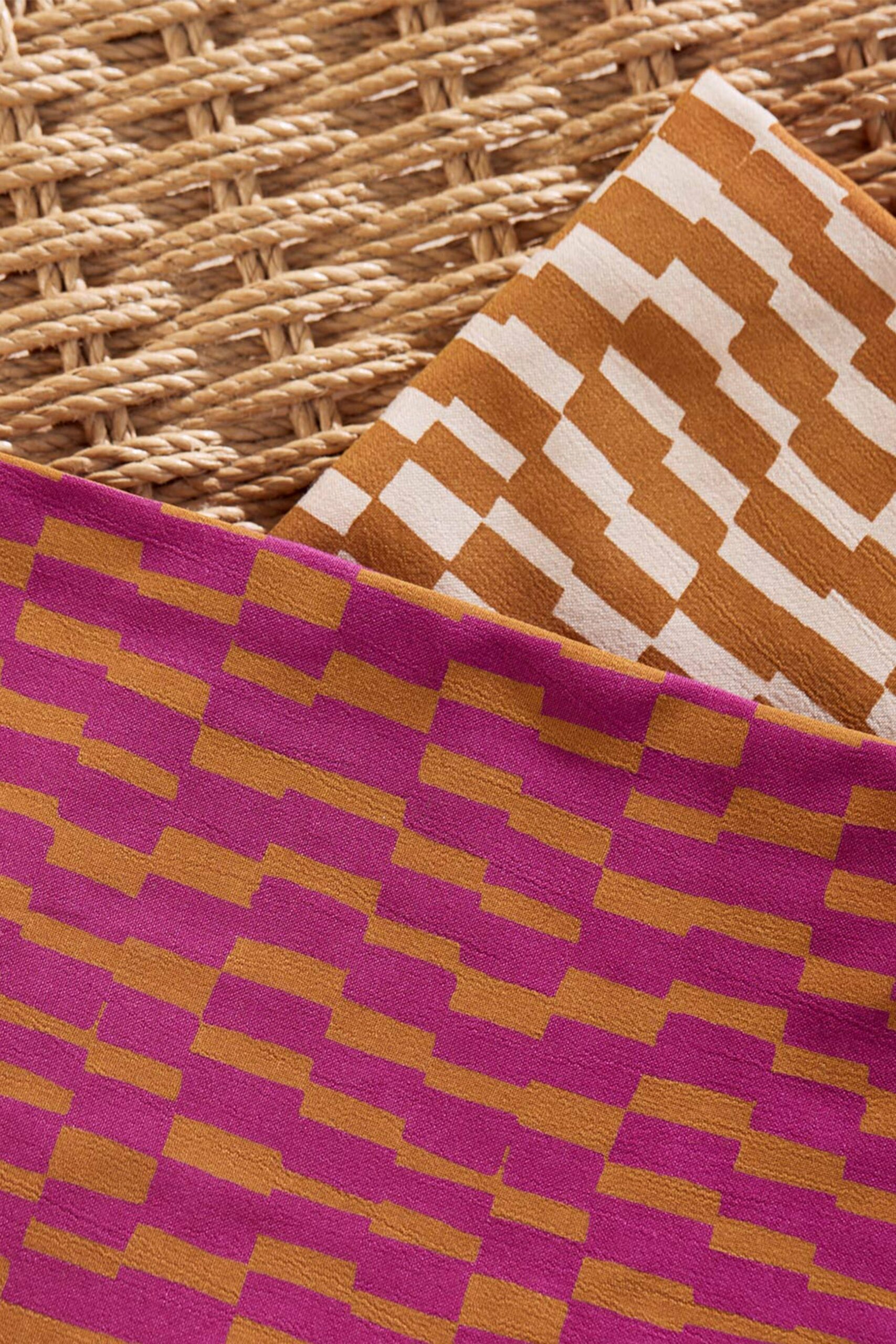 Viscose Domino dahlia Atelier Brunette – Image 3