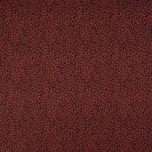 Popeline panthère brique