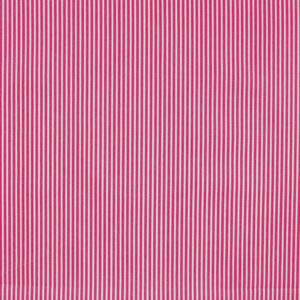 Popeline rayée fushia