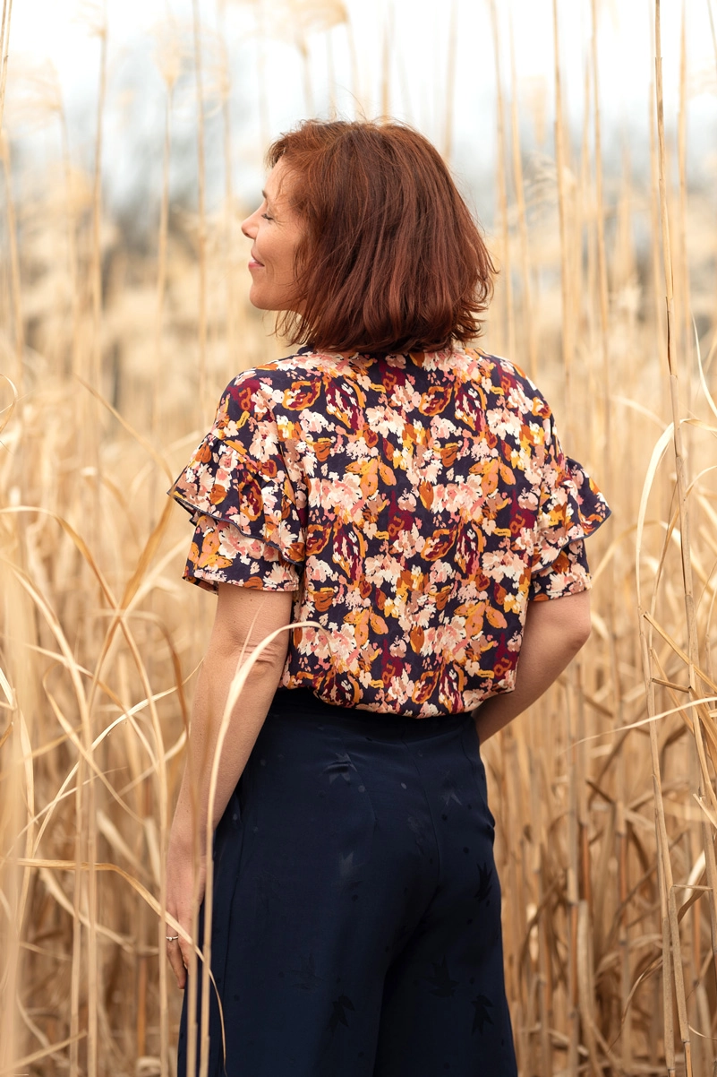 viscose Bella bleu indigo - Eglantine & Zoé – Image 5