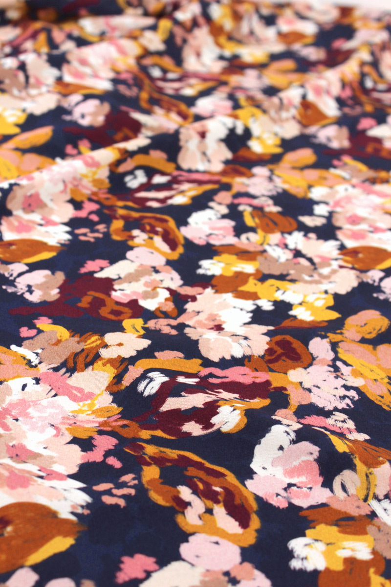 viscose Bella bleu indigo - Eglantine & Zoé – Image 2