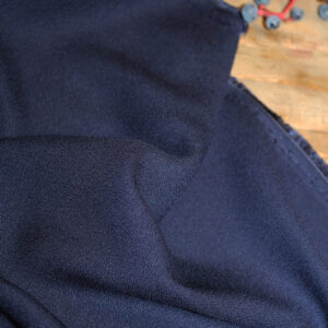 Crêpe de viscose bleu atlantique - Eglantine & Zoé