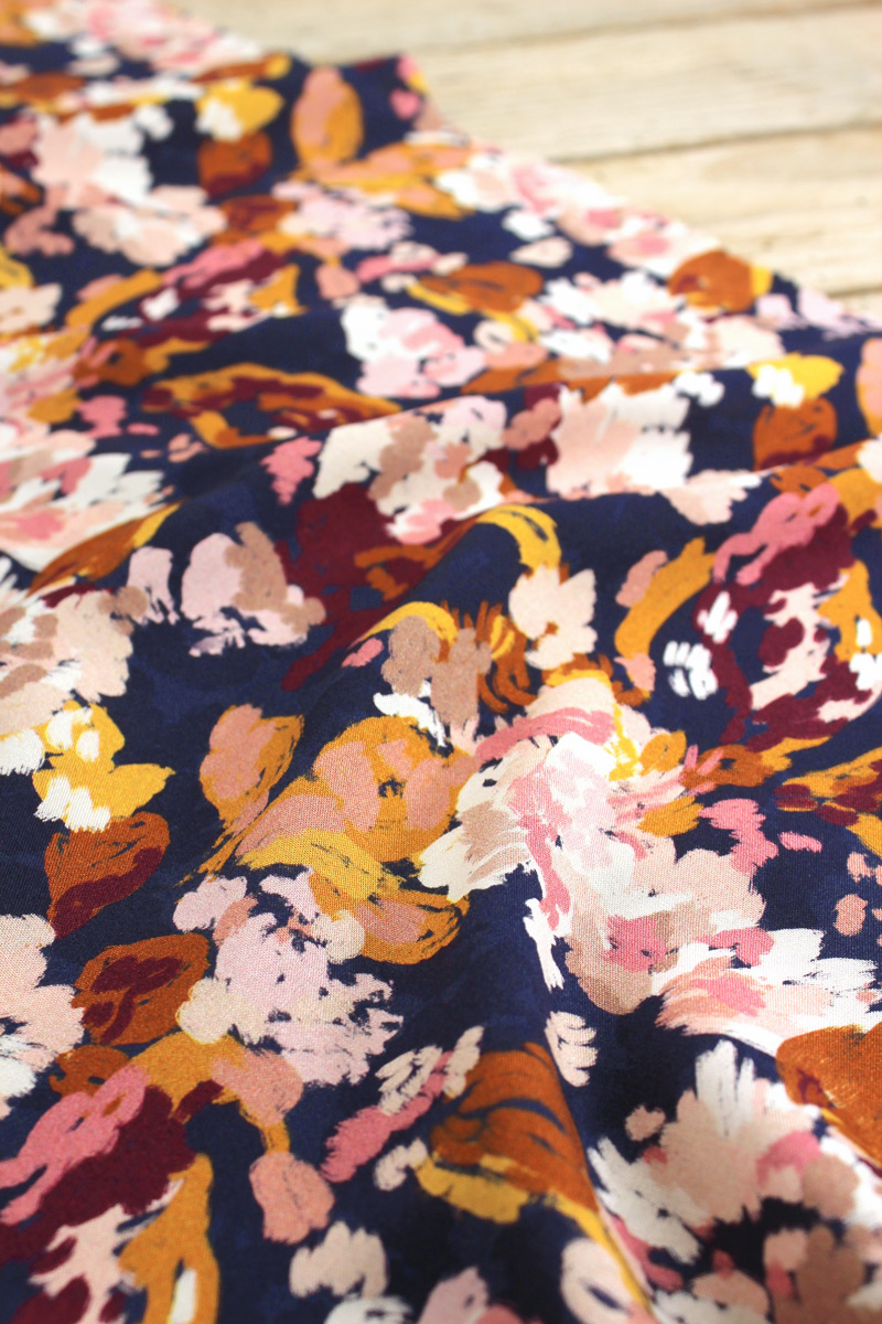 viscose Bella bleu indigo - Eglantine & Zoé – Image 3