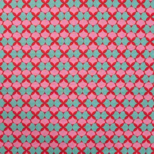 Popeline rétro fushia