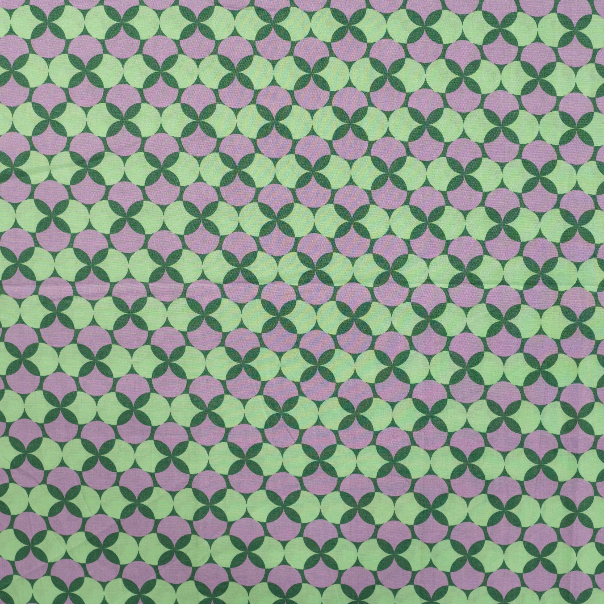 Popeline rétro violet