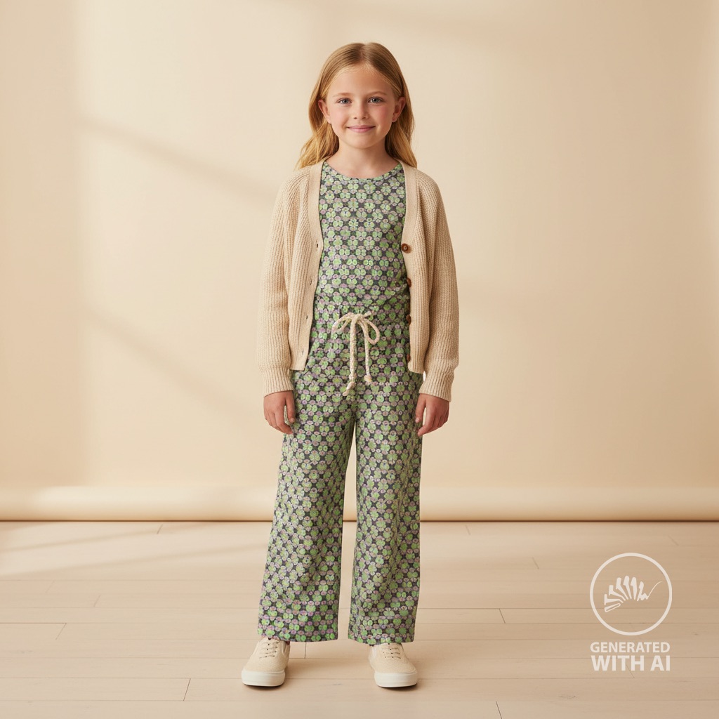 Popeline rétro violet – Image 5