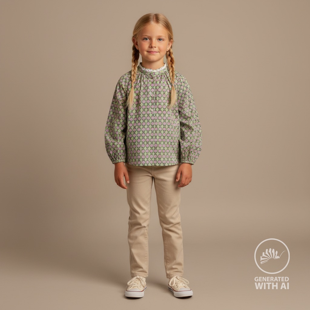 Popeline rétro violet – Image 6