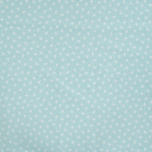 Popeline bleue petites fleurs