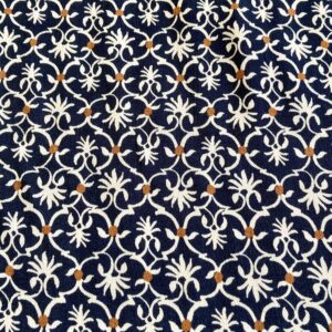 Crêpe de viscose motif indien