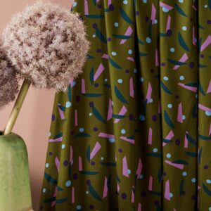Viscose crêpe Java Ivy Green- Atelier Brunette