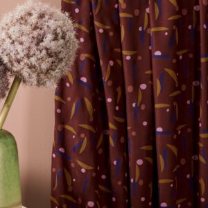 Viscose crêpe Java Rust- Atelier Brunette