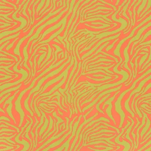 Satin de coton zèbre citron