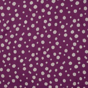 Viscose Chally cyclamen à pois