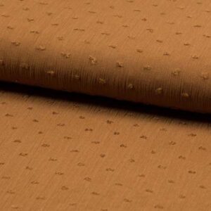 Viscose plumetis tabac