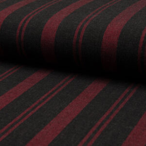 Viscose rayures bordeaux