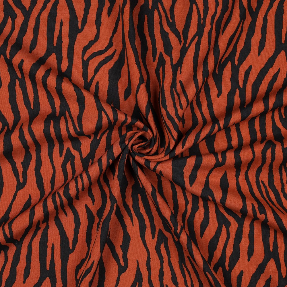 Viscose zèbre brique – Image 4