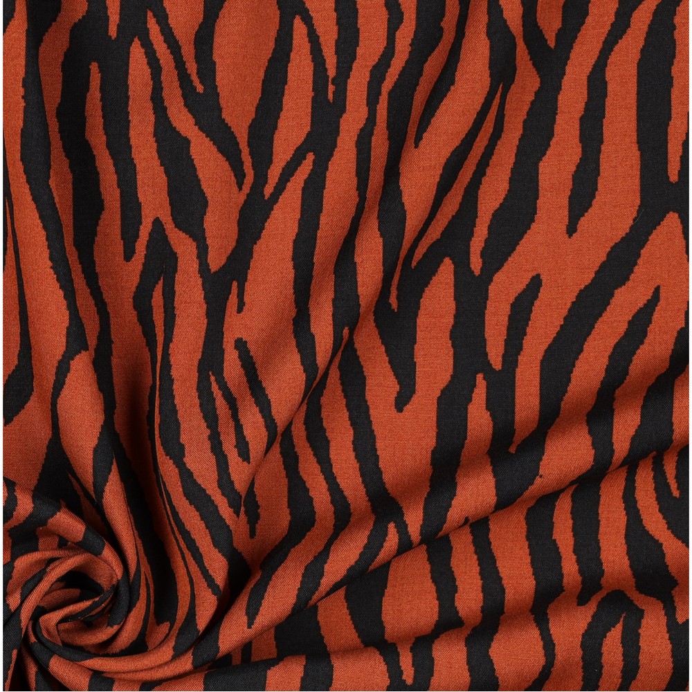 Viscose zèbre brique – Image 3