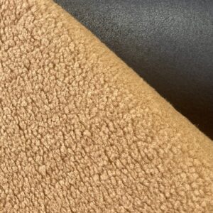 Suédine doublée sherpa camel (APC)